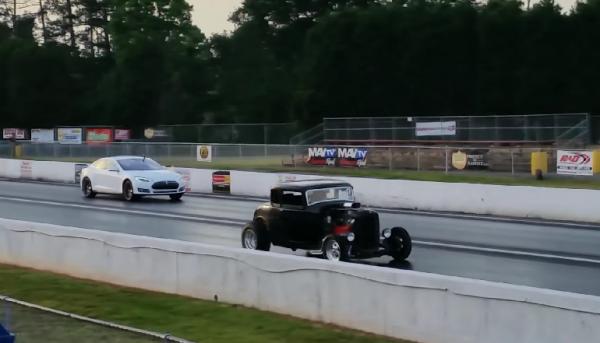 Драгрейскинг Тесла