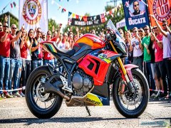 Ducati представила уникальный мотоцикл к 100-летию компании