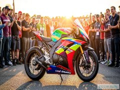 Aprilia представила уникальный мотоцикл RSV X на Гран-При США