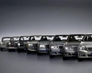 Эволюция пяти моделей Mercedes