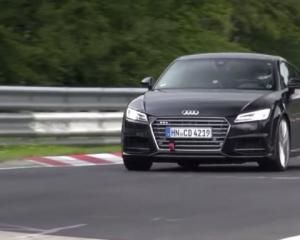 Audi проводит испытания нового TT RS на Нюрбургринге