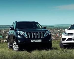 VW Touareg 2016 против Land Cruiser Prado