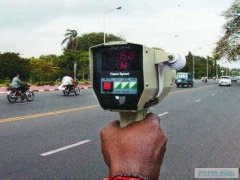 В Нарве установили табло для измерения скорости автомобилей