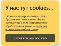 Использование файлов cookie на нашем сайте