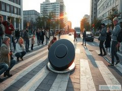 Странная кнопка на минском переходе вызвала любопытство