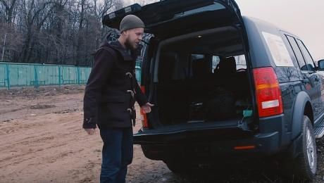 Бородач тестирует Land Rover Discovery 3