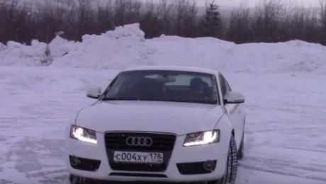 Суровый тест-драйв Audi A5 2008