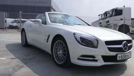 Обзор интерьера, экстерьера и двигателя Mercedes-Benz SL500 R231 2014
